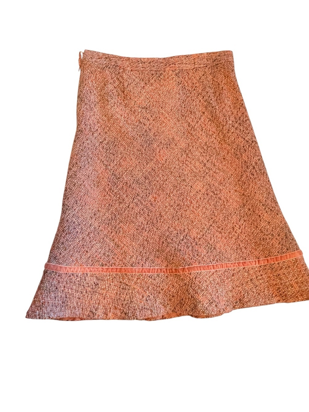 GAP Textured A-Line Skirt in Coral Peach